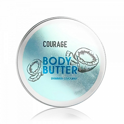 Баттер для тіла COURAGE з шимером кокос 50 г
