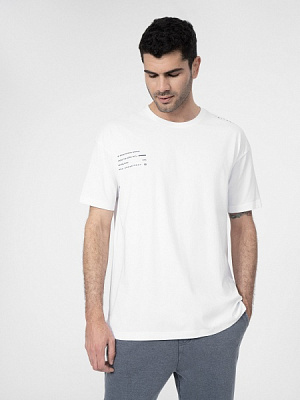 Футболка 4F 4FSS23TTSHM298-10S р.2XL білий