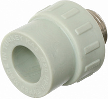 Муфта із зовнішнім різьбленням ETS ППР d20x1/2