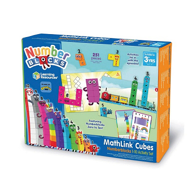 Набор Learning Resources серии Numberblocks – Учимся считать Mathlink® Cubes LSP0949-UK