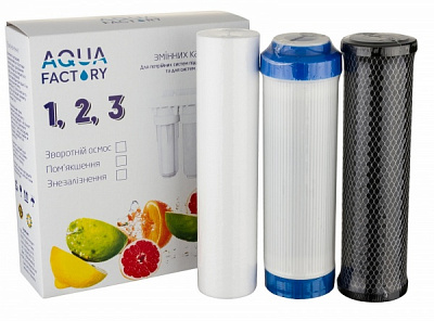 Комплект сменных картриджей Мастерская Воды для обратного осмоса RO + 