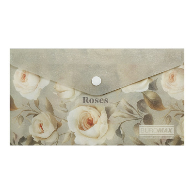 Папка-конверт ARABESKI DL світло-сірий Buromax BM.3853-20