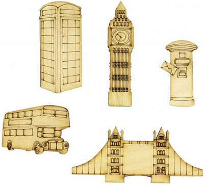 Заготовка для декорирования Англия 5 шт Rosa Talent 