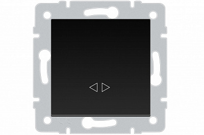 Механізм вимикача перехресний одноклавішний HausMark Stelo без підсвітки антрацит 501-4288-107