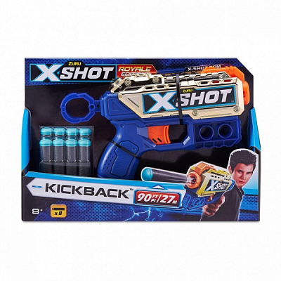 Швидкострільний бластер Zuru X-Shot Excel Kickback Golden 36477Z