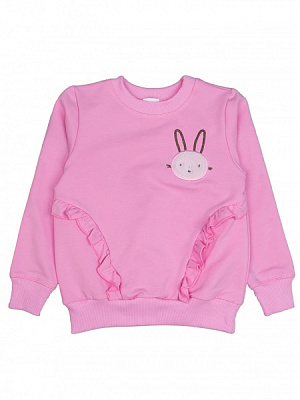 Світшот для дівчинки Luna Kids Зайченя р.116 ніжно-рожевий