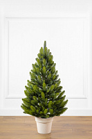Искусственная елка Лапландская 0,9 м Весенняя в горшке зеленыйSiga Group
