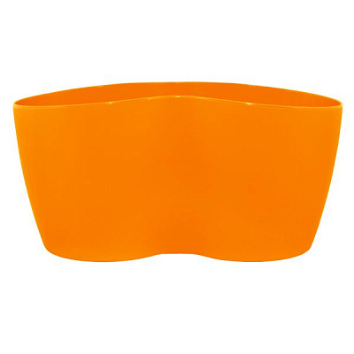 Горщик пластиковий Алеана Кактусник на 2 рослини фігурний 0,9л помаранчевий (113052)