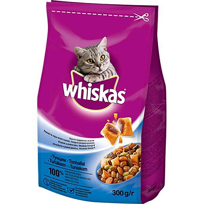 Корм Whiskas с тунцом 300 г