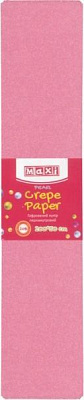 Папір гофрований перламутровий 20% 50x200 см рожевий MX61618-04 Maxi