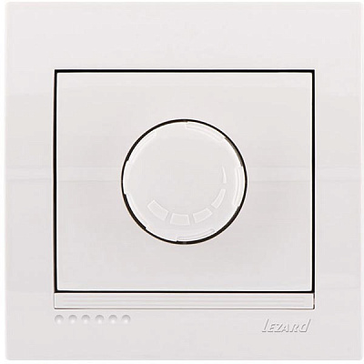 Светорегулятор поворотный Lezard DERIY 10 А 250 В 800Вт IP20 белый 702-0202-115