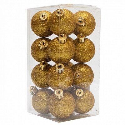 Набор елочных шаров Девилон 250867 d40 мм 16 шт./уп. 