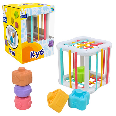 Игрушка-погремушка Країна Іграшок Куб PL-724-80