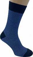 Шкарпетки чоловічі Cool Socks 17774 р. 25-27 чорний із блакитним 1 пар 