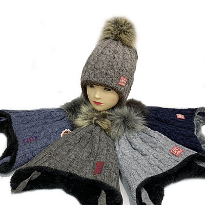 Шапка для дівчаток 1157 р.50-52 в асортименті 1157