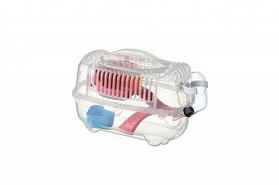 Клітка для гризунів AnimAll Crystal 28,5х19,5х27 см червона Р1236