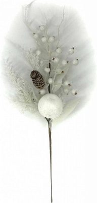 Веточка декоративная New Star с ягодками и яблочками 60 см A3-50148 