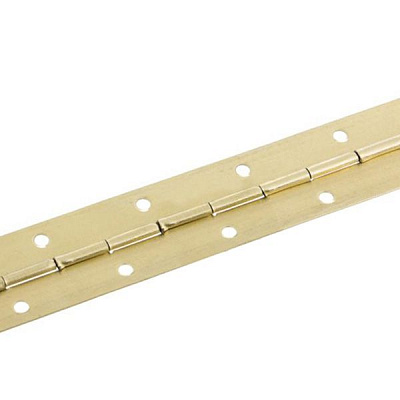 Петля рояльная эмалированная 1.7 м латунь