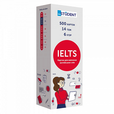 Картки для вивчення англійських слів «IELTS» 978-617-7702-21-3