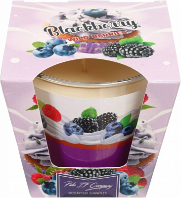 Свічка у склянці Pako-If Tindra чорниця (3101)