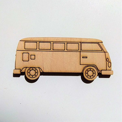 Заготовка Автобус 4D 34 Фанера 