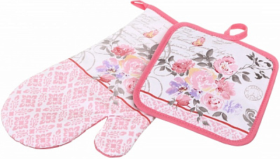 Набор кухонный Прихватка и перчатка Роузи Luna 