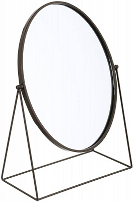 Зеркало косметическое 30x14x43 см черное