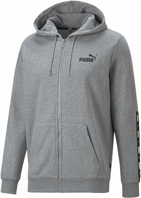 Джемпер Puma ESS+ TAPE FULL-ZIP HOODIE FL 67027003 р. M сірий