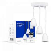 Світильник світлодіодний Global GPL-01C 4100K 3x21 Вт білий 