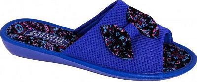 Обувь домашняя БЕЛСТА Бант р. 41 голубой 87-12/3046 