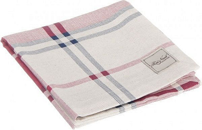 Раннер Шарлотта клетка 140x40 см бело-красно-синий La Nuit 