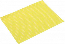 Фетр с принтом Горох желтый 1 мм, 42,5x33 см