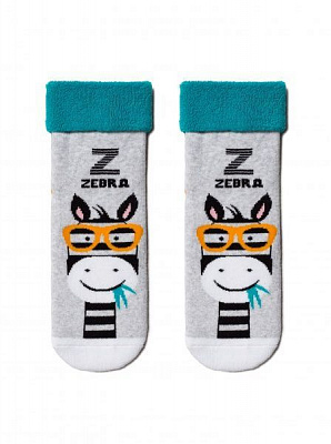 Шкарпетки дитячі Conte-Kids Sof-Tiki (з відворотом) 6С-19СП 436 р.16 сірий