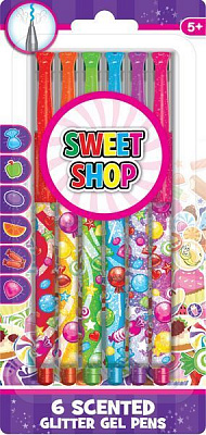 Набор ручек гелевых SWEET SHOP Глиттер с ароматом 42094