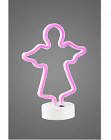 Настольная лампа Luna Neo Ангел 1x1,7 Вт без цоколя розовый