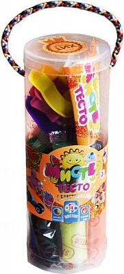 Набор теста для лепки Strateg Мистер тесто 14 цветов с блестками 71105