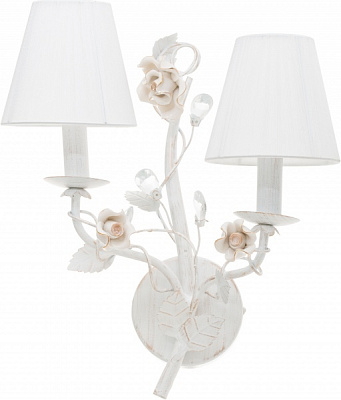 Бра Интеркласс НББ 01-2хХХ-009 2x40 Вт E14 белый SB0925/2-- бра для 0910/24 