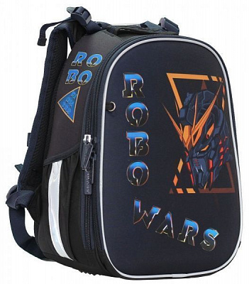Рюкзак каркасний CLASS SchoolCase Mini Robowars 2 відділення 2107C