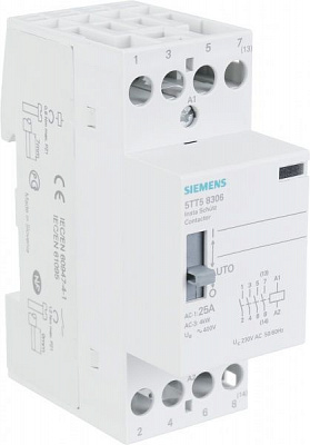 Контактор Siemens AUT 4НО AC 230, 400V 25A 5TT5830-6