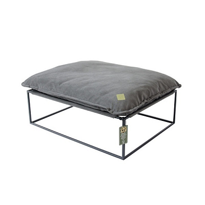 Лежак 10 центів для Джека Клочан М сірий 65х50х30 см