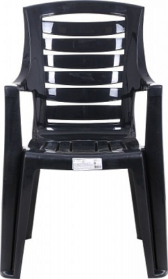 Стул пластиковый Алеана Рекс 87,5x62,5x56 см антрацит 
