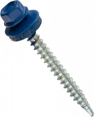 Саморез кровельный по дереву 4,8x55 мм 100 шт синий RAL 5005 Expert Fix