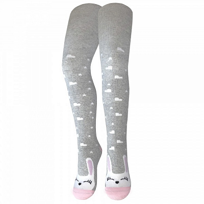 Колготки детские унисекс Легка хода махровые 8228 р.104-112 серый меланж 