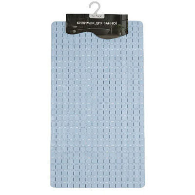 Коврик для ванной Eco Fabric Мозаика 69x38 см голубой 6938-003