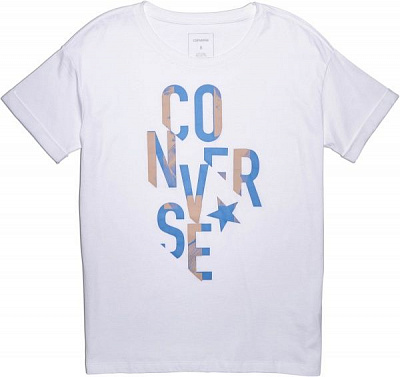 Футболка Converse 10004653-102 S білий