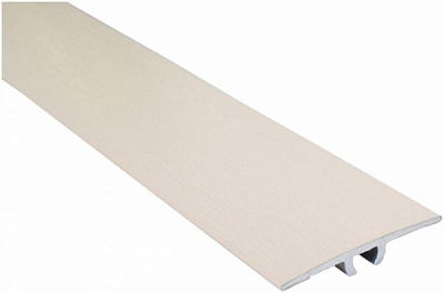 Порожек алюминиевый лестничный Olvis скрытый крепеж 33x1350 мм кремовый 