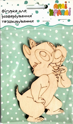 Фігурка для декорування з фанери Білочка №14 АпліКраплі