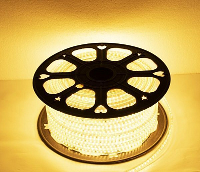 Стрічка світлодіодна Hopfen 2835 120 LED 9 Вт IP65 220 В теплий