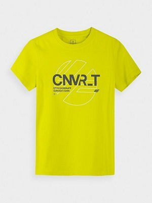 Футболка 4F J4L21-JTSM208B-72N р.128 жовтий
