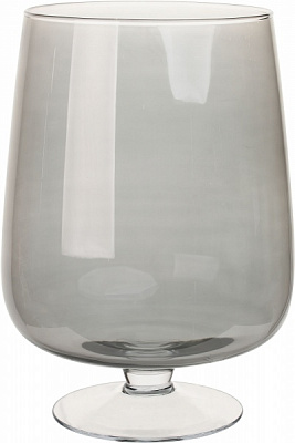 Ваза стеклянная серая Luster d28,7 h39,5 см Wrzesniak Glassworks